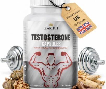 Men’s Performance Capsules with Ashwagandha, Tribulus, Avena Sativa & Ginseng